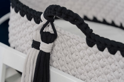 *SHIP READY* Baby Moses Basket in Our Cascade Stitch