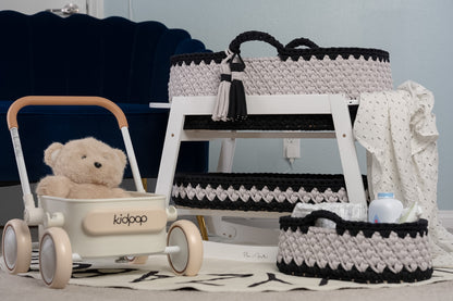 *SHIP READY* Baby Moses Basket in Our Cascade Stitch