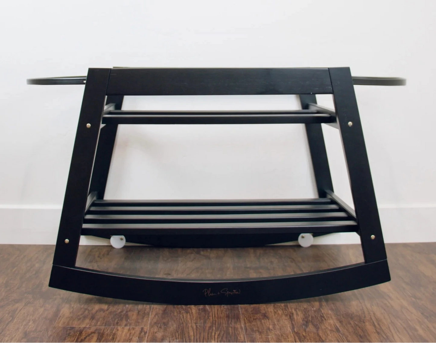 Modern Basket Stand in Black